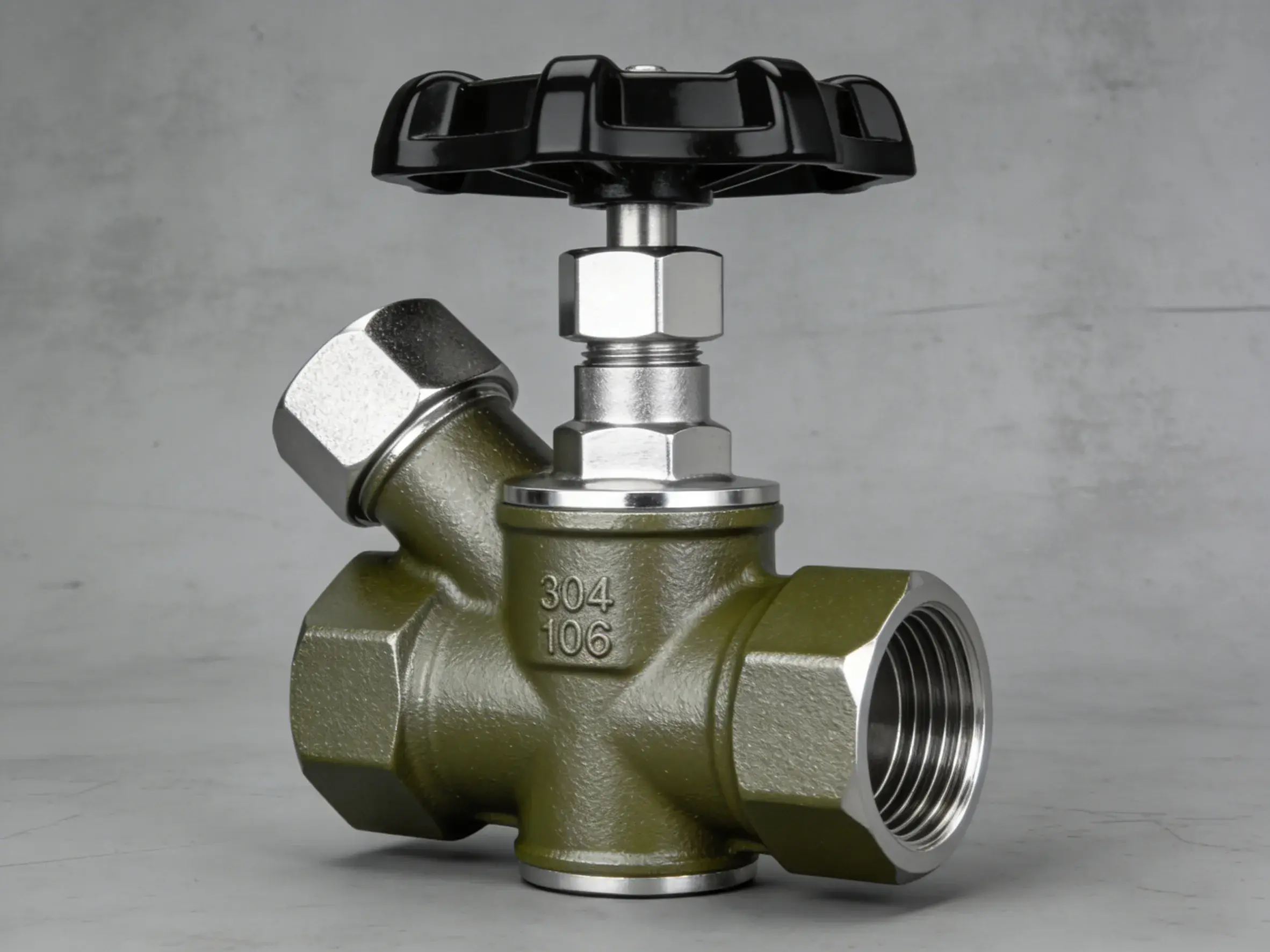 Cleaning threaded stainless steel plunger valve parts for optimal performance